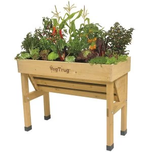 image of VegTrug Small Wall Hugger Raised Planter - Natural