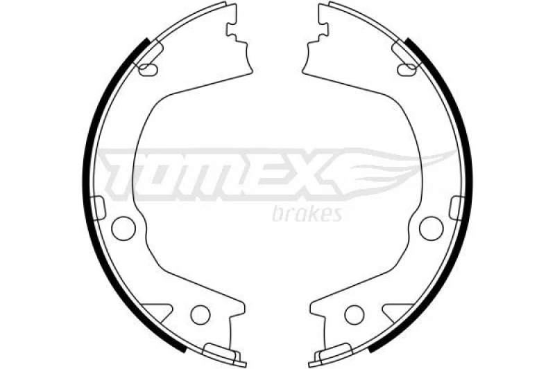 Image of TOMEX brakes Brake Shoe Set TOMEX brakes TX 23-16