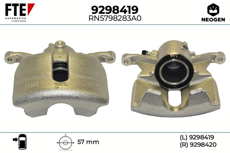 Image of Brake caliper FTE 9298419