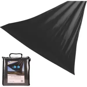 image of Triangle Shade Sail - 3.6m - Black - Harbour Housewares