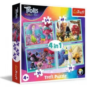 image of 4 In 1 Trolls Concert Tour Jigsaw Puzzle