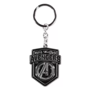 Image of Avengers Metal Keychain Logo