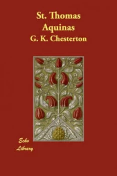 Image of St. Thomas Aquinas by G. K Chesterton Paperback