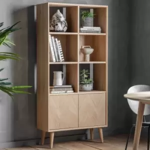 Image of 2 Door Open Display Cabinet - Milano - Caspian House