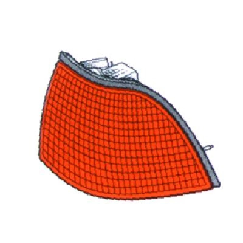 Image of DIEDERICHS 1213170 Turn Signal Right Front, Orange, with bulb holder Indicator (62)