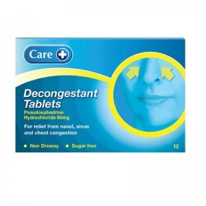 Image of Care Decongestant Tablets 12