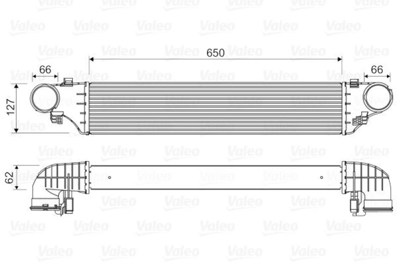 Image of Intercooler VALEO 818552