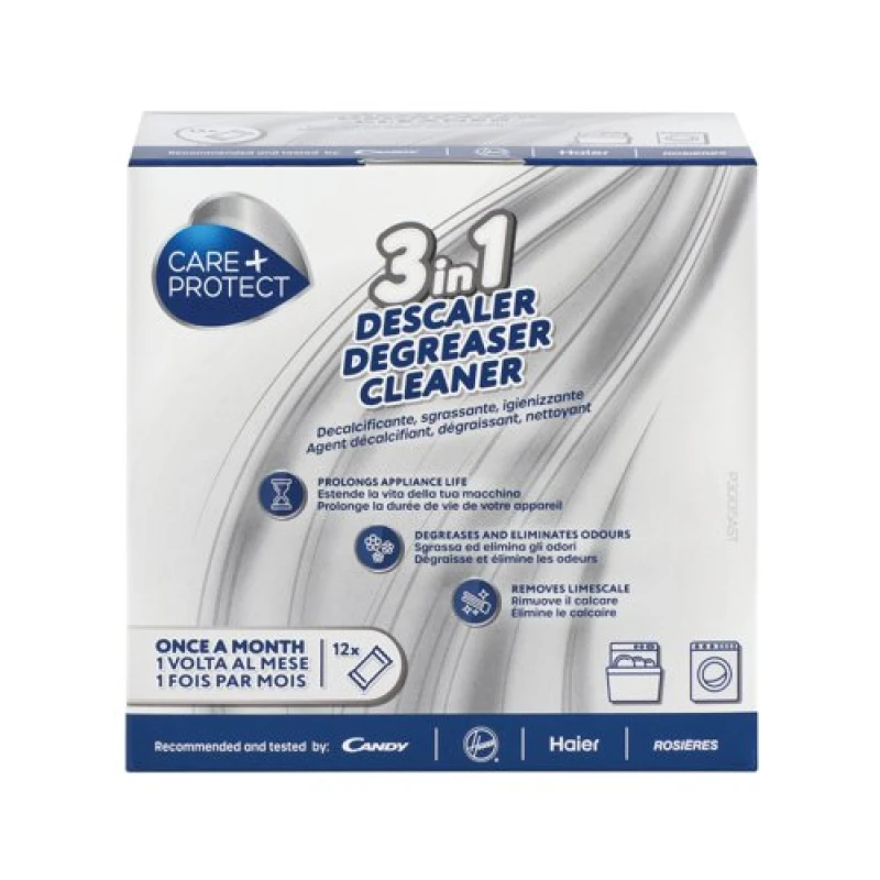 Image of Care + Protect 3-In-1 Descaler Degreaser Cleaner (12 Pack) 35602755