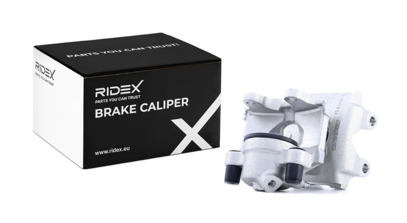 Image of RIDEX 78B1810 Brake caliper Front Axle, without holder Cast Iron Brake Caliper (78)