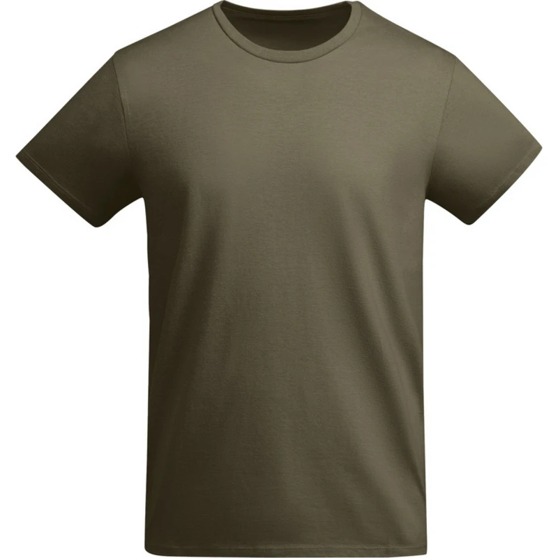 Image of ROLY ROLY Men Breda Plain T-Shirt in Green Size: Medium Green M Male 5063527037381