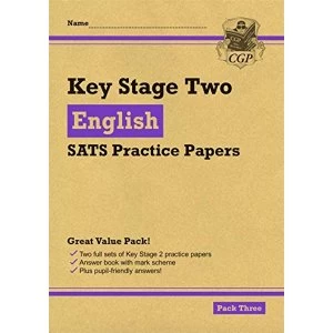 Image of New KS2 English SATS Practice Papers: Pack 3 (for the 2021 tests) Paperback / softback 2018