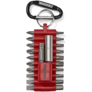 Image of Teng Tools THBS22 Hook On Bit Set Mixed 22 Pieces