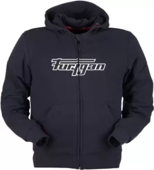 image of Furygan Luxio Evo Motorcycle Zip Hoodie, blue, Size 2XL, blue, Size 2XL