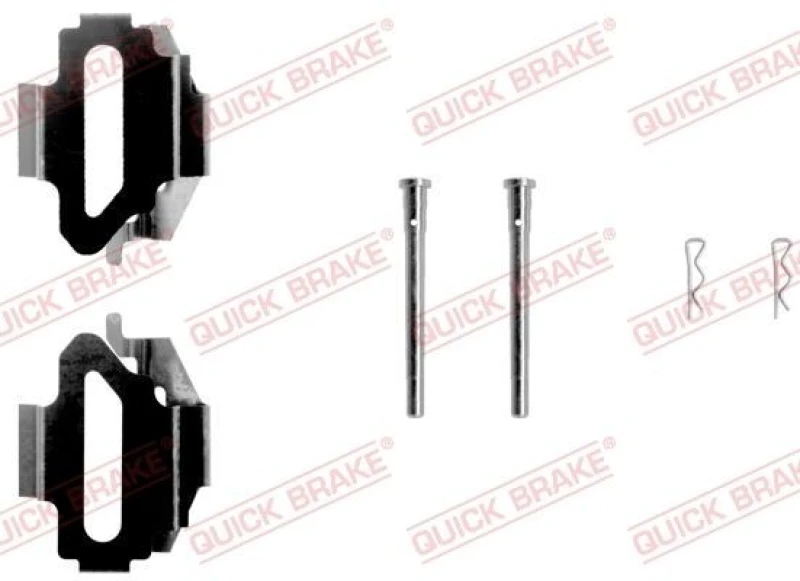 Image of QUICK BRAKE Brake pad fitting kit QUICK BRAKE 109-1168