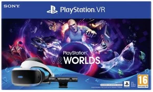 image of PS VR with VR Worlds Mega Starter Bundle