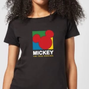 Image of Disney Mickey The True Original Womens T-Shirt - Black