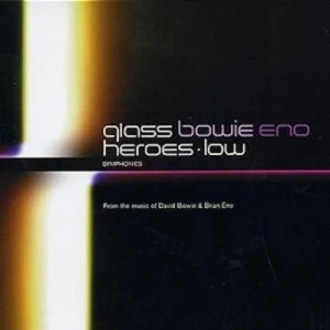 image of Glass/Bowie/Eno Heroes/Low - Symphonies by Philip Glass CD Album