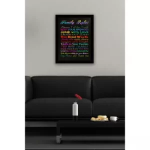 Image of SC0315 Multicolor Decorative Framed MDF Painting