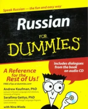 Image of Russian for Dummies by Andrew Kaufman Paperback