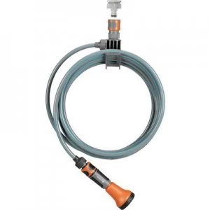 Image of GARDENA 18411-20 7.50 m Grey, Orange, Turquoise Spiral hose