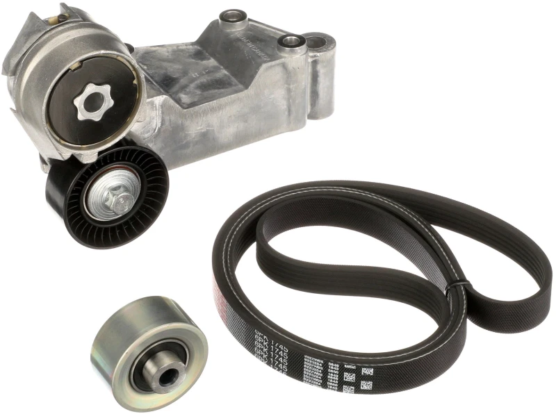 Image of GATES K096PK1745 V-ribbed belt set Micro-V Stretch Fit V-Ribbed Belt Set (542)