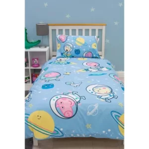 Image of George Pig Stars Single Reversible Duvet Set