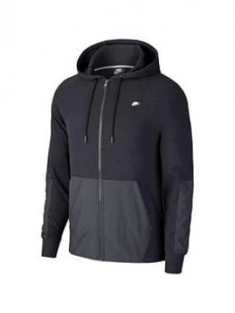 Image of Nike Sportswear ME Full Zip Hoodie - Black Size M Men