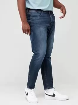 Image of Tommy Jeans Big & Tall Skinny Fit Jeans - Black, Size 42, Length Regular, Men