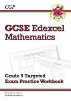 Image of New Gcse Maths Edexcel Grade 9 Targeted Exam Practice Workbook includes Answers Hardback