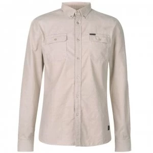 Image of Firetrap Corduroy Shirt - Stone