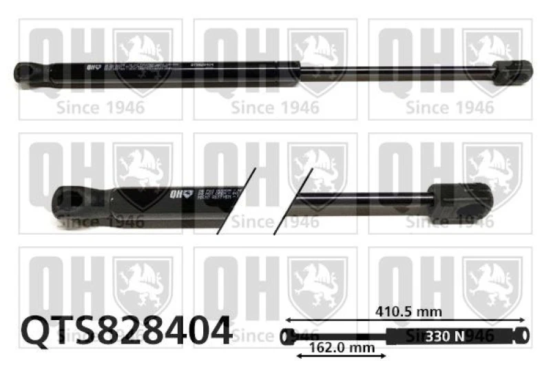 Image of QUINTON HAZELL Bonnet strut QUINTON HAZELL QTS828404