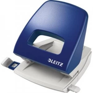 image of Leitz 50050035 Office punch New NeXXt Blue Selectable paper size (max.): A4 folio 25 sheets (80 g/m²)