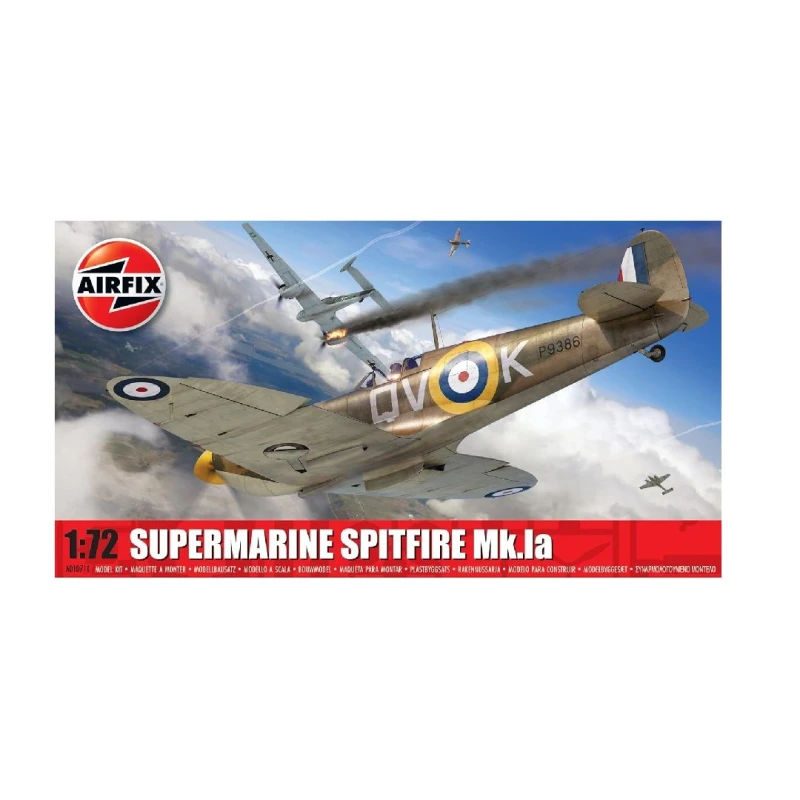 Image of Airfix 1/72 Scale Supermarine Spitfire Mk.Ia Model Kit