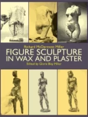 Image of figure sculpture in wax and plaster