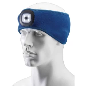 Image of Draper Rechargeable LED Headband Torch Blue