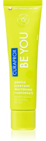 image of Curaprox Be You Whitening Apple & Aloe Toothpaste 60ml