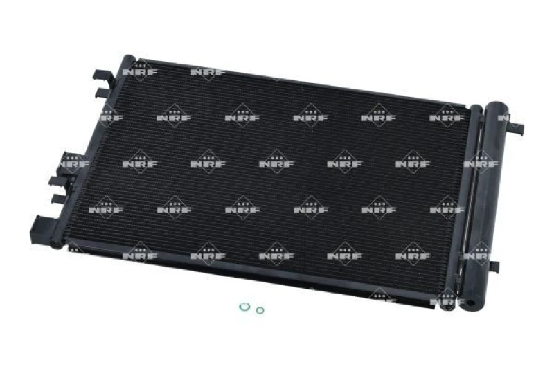 Image of NRF 350095 Condenser EASY FIT with seal ring, with nitrogen filling Aluminium Condenser,air conditioning (448)