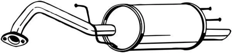 Image of Rear silencer BOSAL 141-009