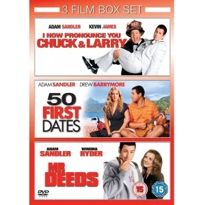 image of I Now Pronounce You Chuck & Larry & 50 First Dates & Mr Deeds DVD