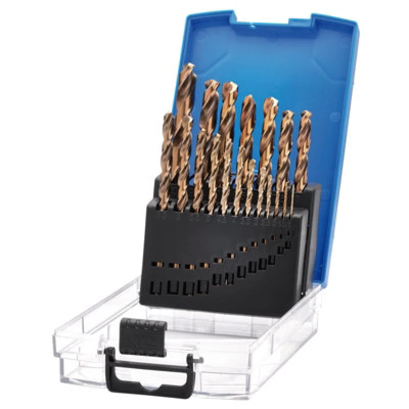 Image of DRAPER EXPERT Draper COBALT DRLL BIT SET - 19PCS 08964 HSSE M35 Cobalt Drill Bit Set (19 Piece) DRA08964
