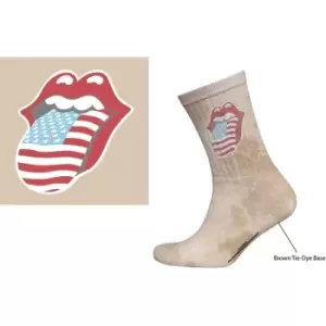 Image of The Rolling Stones - US Tongue Unisex UK Size 7 - 11 Ankle Socks - Neutral