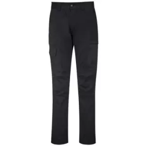 image of Portwest T801BKR44 - sz 44 KX3 Cargo Trouser Combat - Black - Black