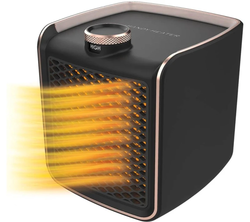 Image of HANDY HEATER Instant Heat Deluxe 1500 W Hot & Cool Ceramic Fan Heater - Black 5061059290618