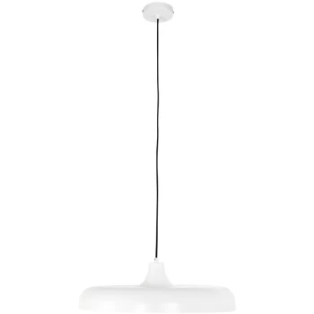 Image of Sienna Lighting - Sienna Krisip Dome Pendant Ceiling Lights White Matt