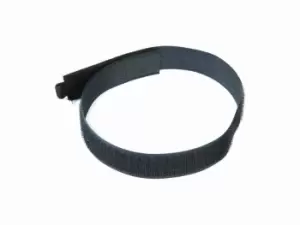 Image of Fixman 378153 Hook & Loop Cable Ties 10pk 450mm Black