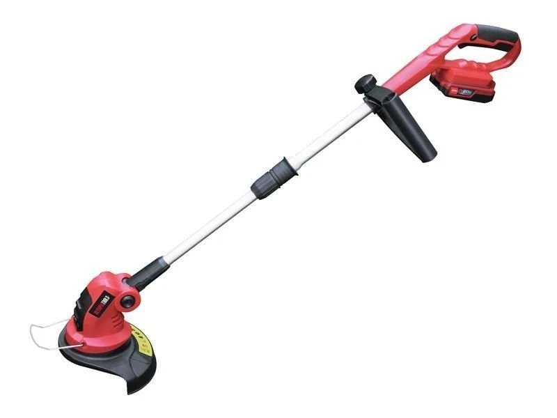 Image of Olympia Power Tools X20S Cordless Grass Trimmer 20V 1 x 2.0Ah Li-ion in Red Red Unisex