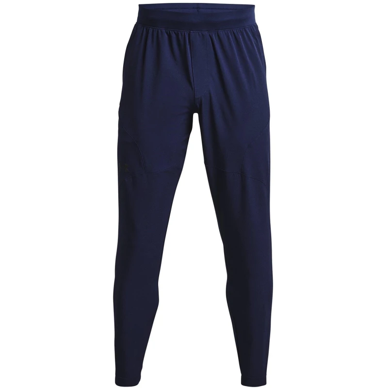 Image of Under Armour Mens Unstoppable Tapered Performance Tracksuit Bottoms Blue male XS