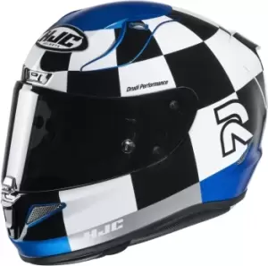 image of HJC RPHA 11 Misano Helmet, black-white-blue, Size S, black-white-blue, Size S