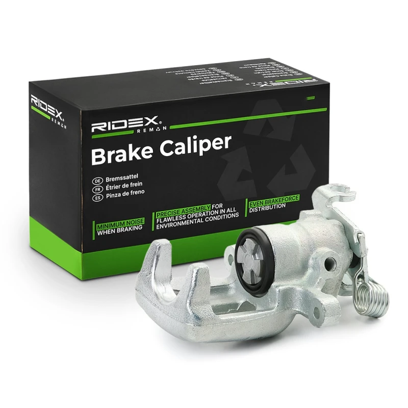 Image of RIDEX REMAN 78B0394R Brake caliper Rear Axle, without holder Cast Iron Brake Caliper (78)