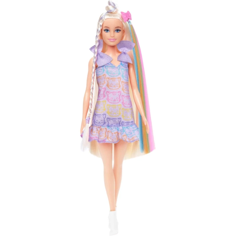 Image of Barbie Doll & Accessories, Doll with Extra-Long Hair -32cm